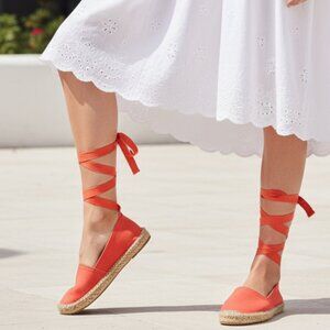 Soludos Women's Original Lace-up Espadrille Loafer. Size 8.5